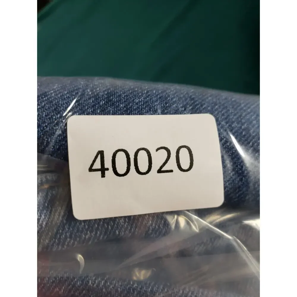 Aeropostale Jeans Size 6 Womens Blue Cotton Pants Fray Hem High Rise Wide Leg - Picture 13 of 13